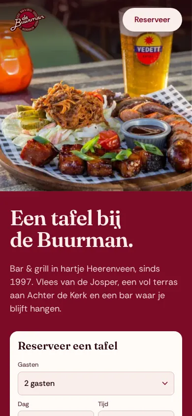 Richting A op een telefoon
